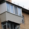 Балкон под ключ с крышей в хрущевке - г. Киев, ул. Курнатовского